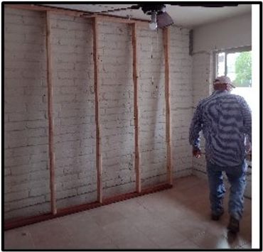 Interior renovation framing